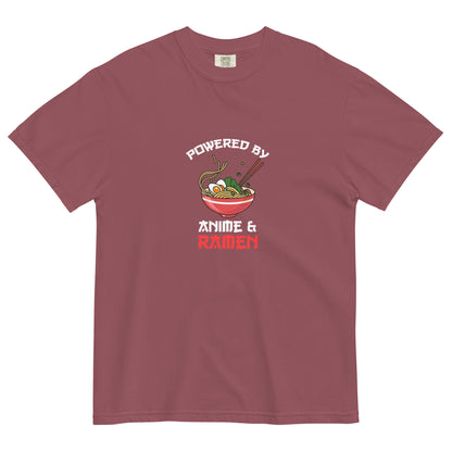 Powered By Anime and Ramen Funny Anime T-Shirt