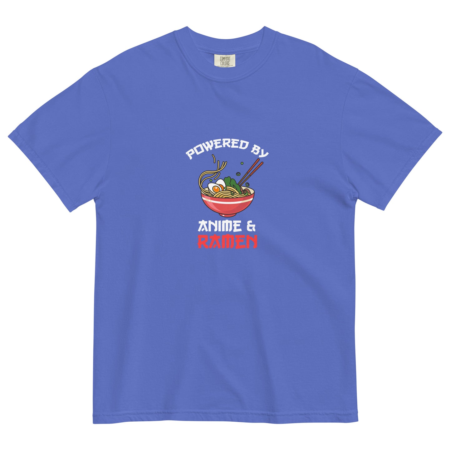 Powered By Anime and Ramen Funny Anime T-Shirt