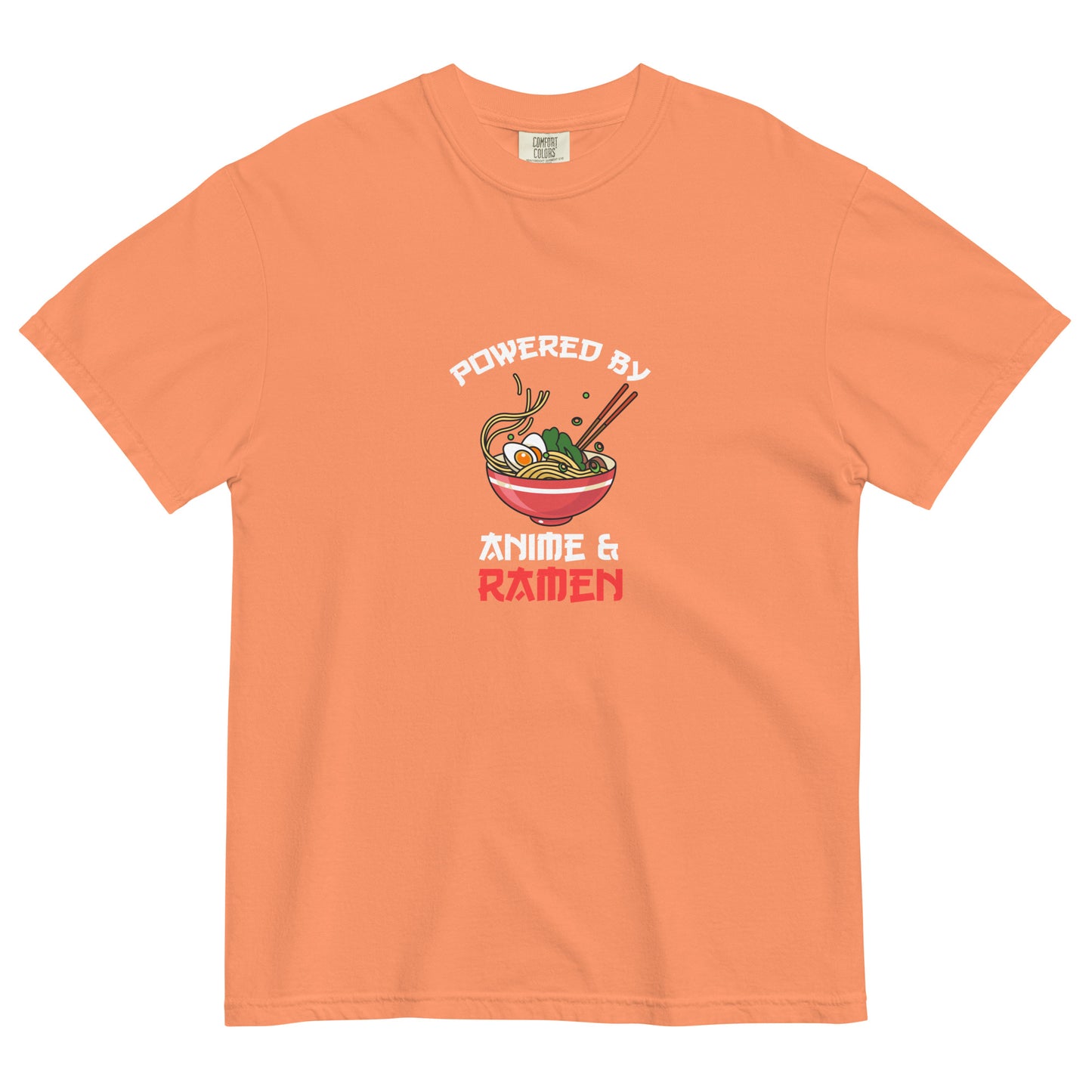 Powered By Anime and Ramen Funny Anime T-Shirt