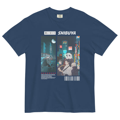Shibuya City Portrait Jujutsu Kaisen Anime T-Shirt